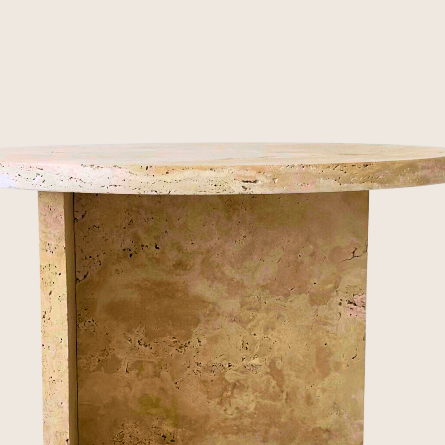 Prague Travertine Coffee Table