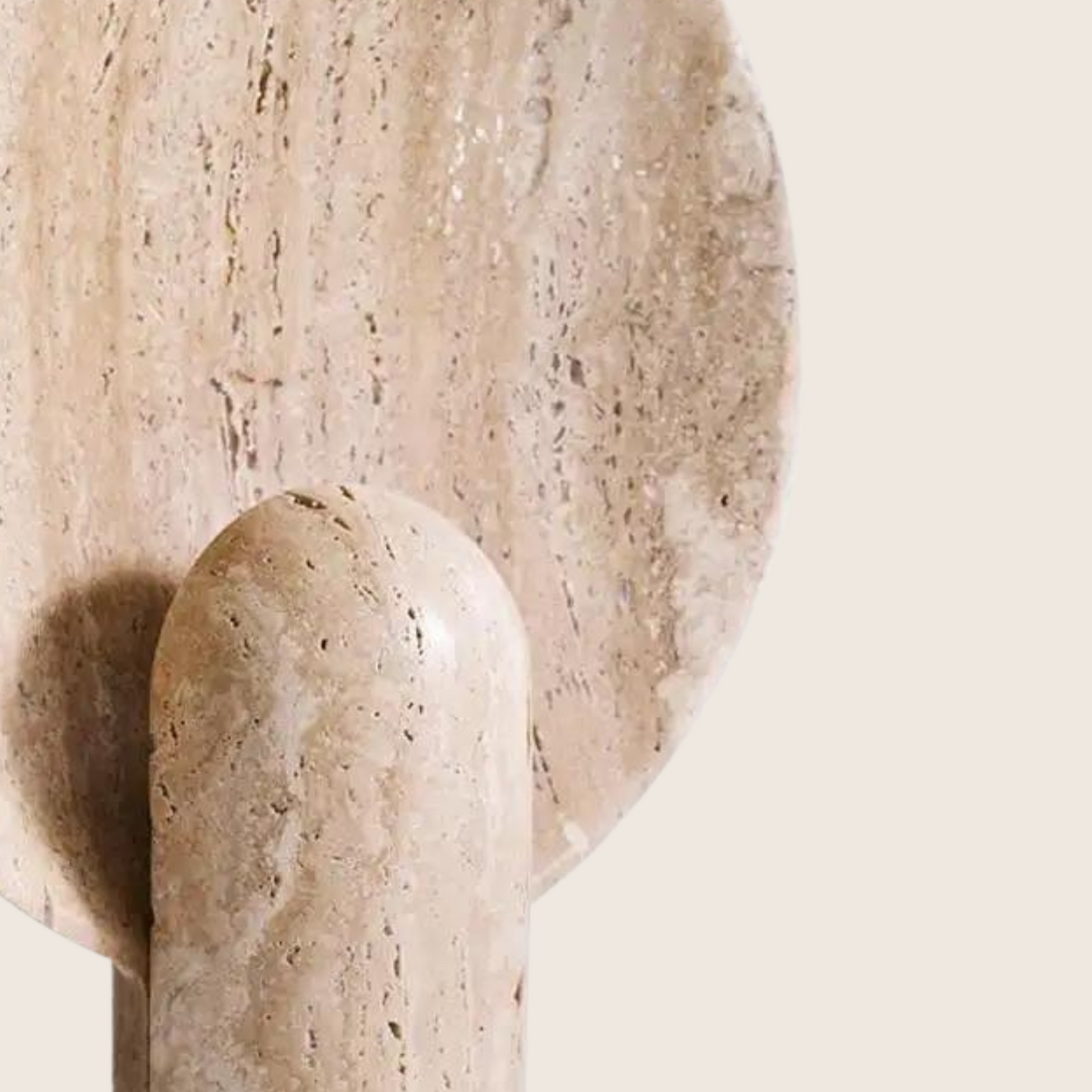 Amsterdam Travertine Table Lamp