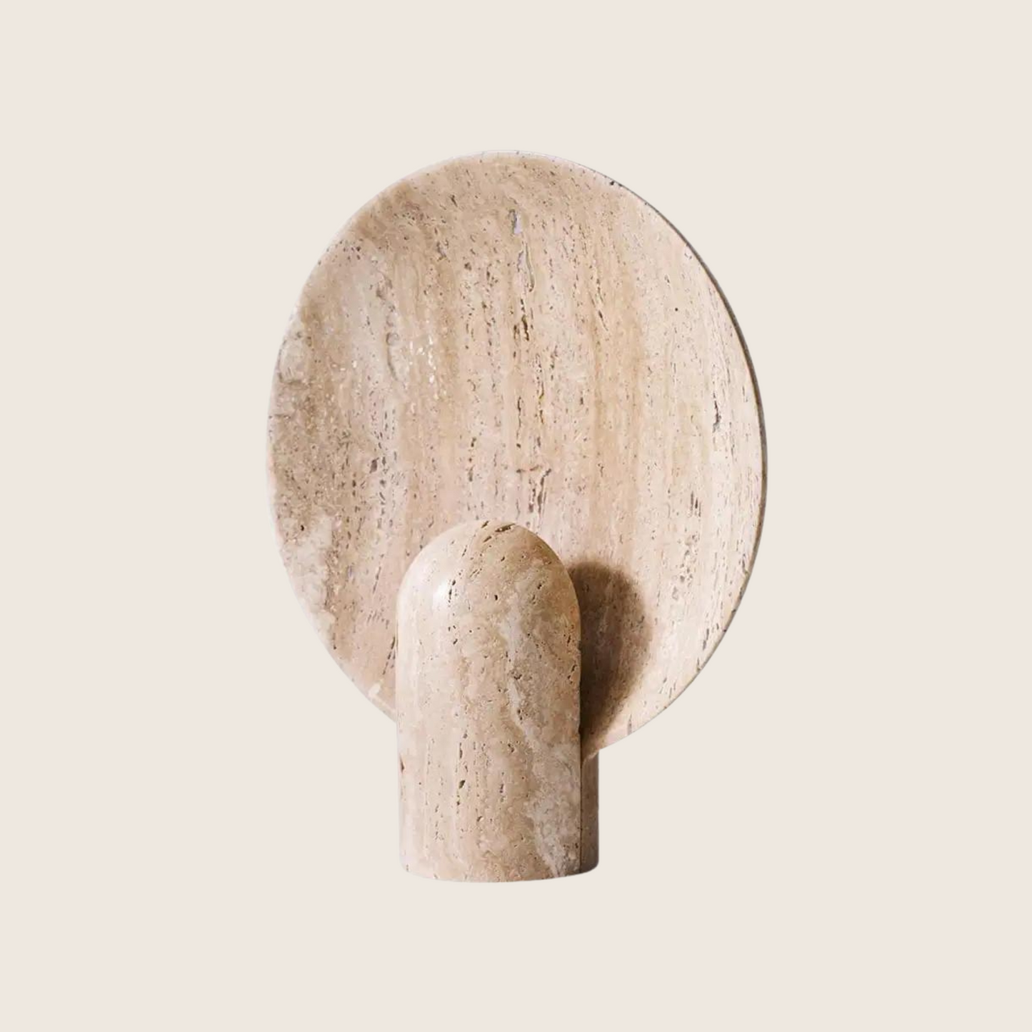 Amsterdam Travertine Table Lamp