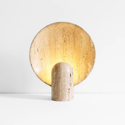 Amsterdam Travertine Table Lamp