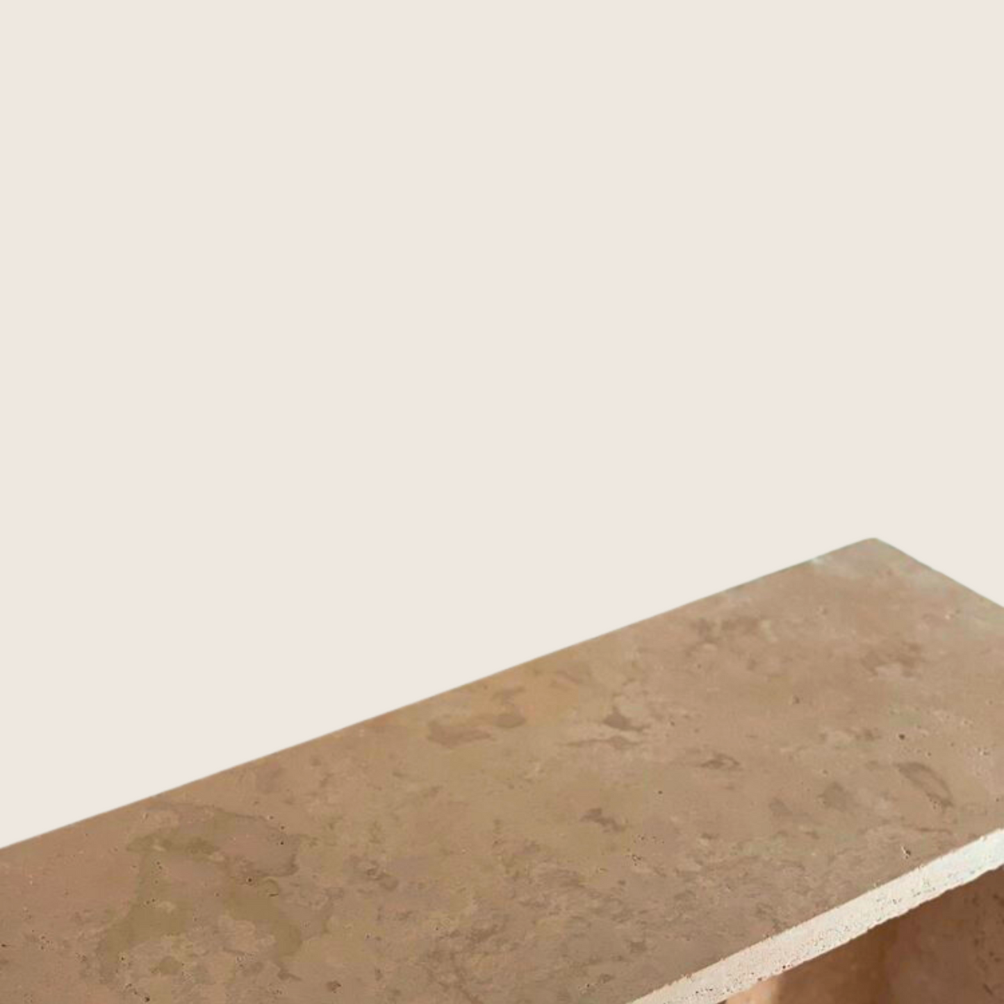 Prague Travertine Console Table