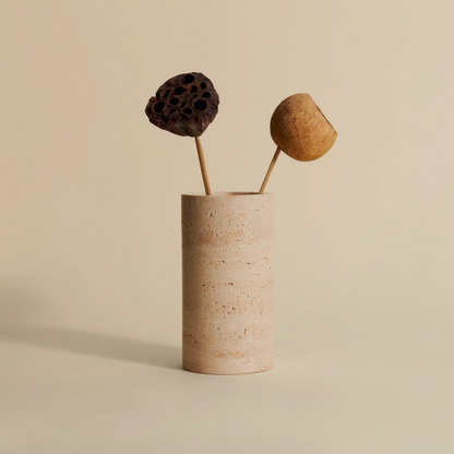 Rio Travertine Vase