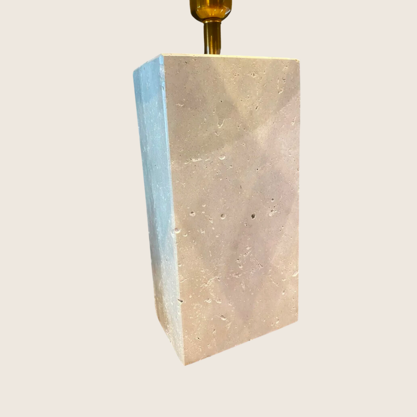 Singapore Travertine Table Lamp