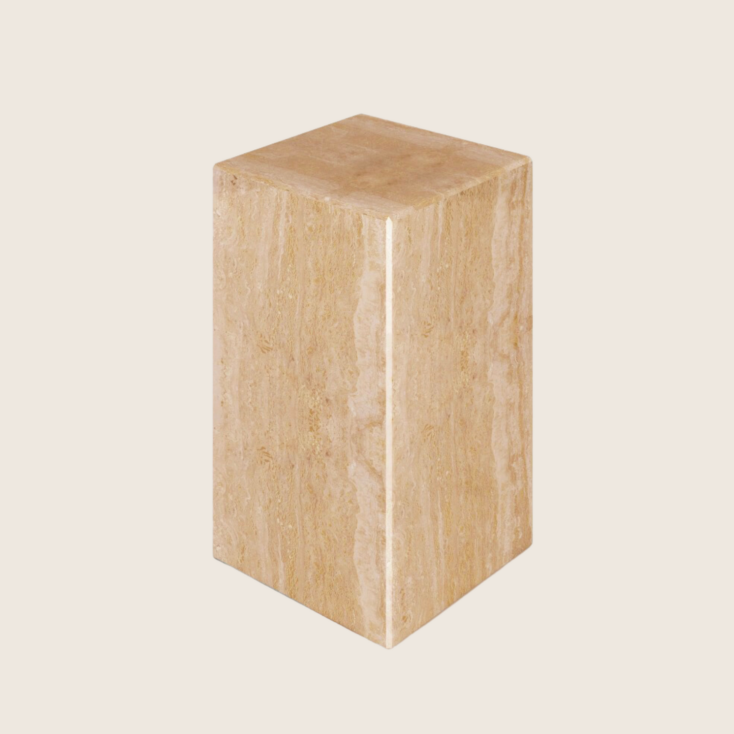 Singapore Travertine Side Table