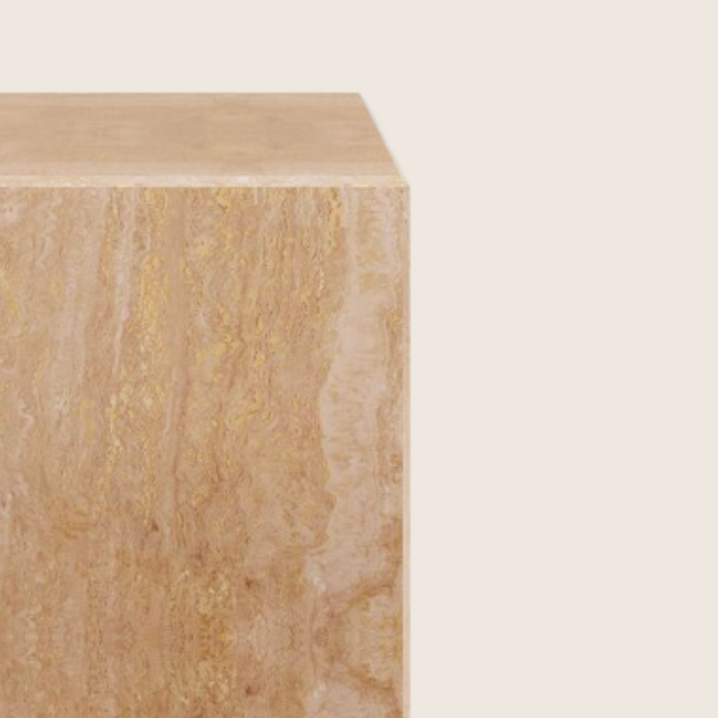 Singapore Travertine Side Table