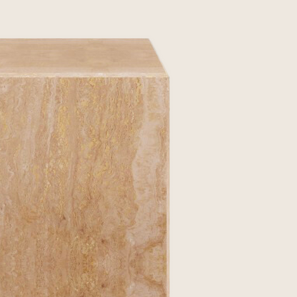 Singapore Travertine Side Table