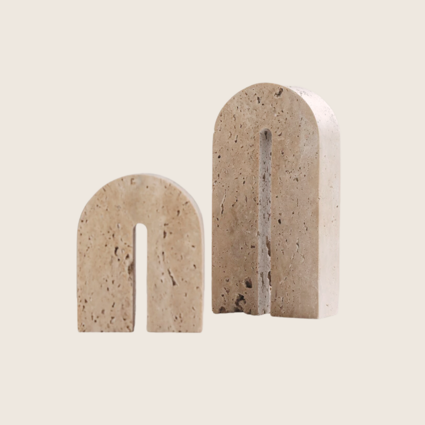 Venice Travertine Bookends