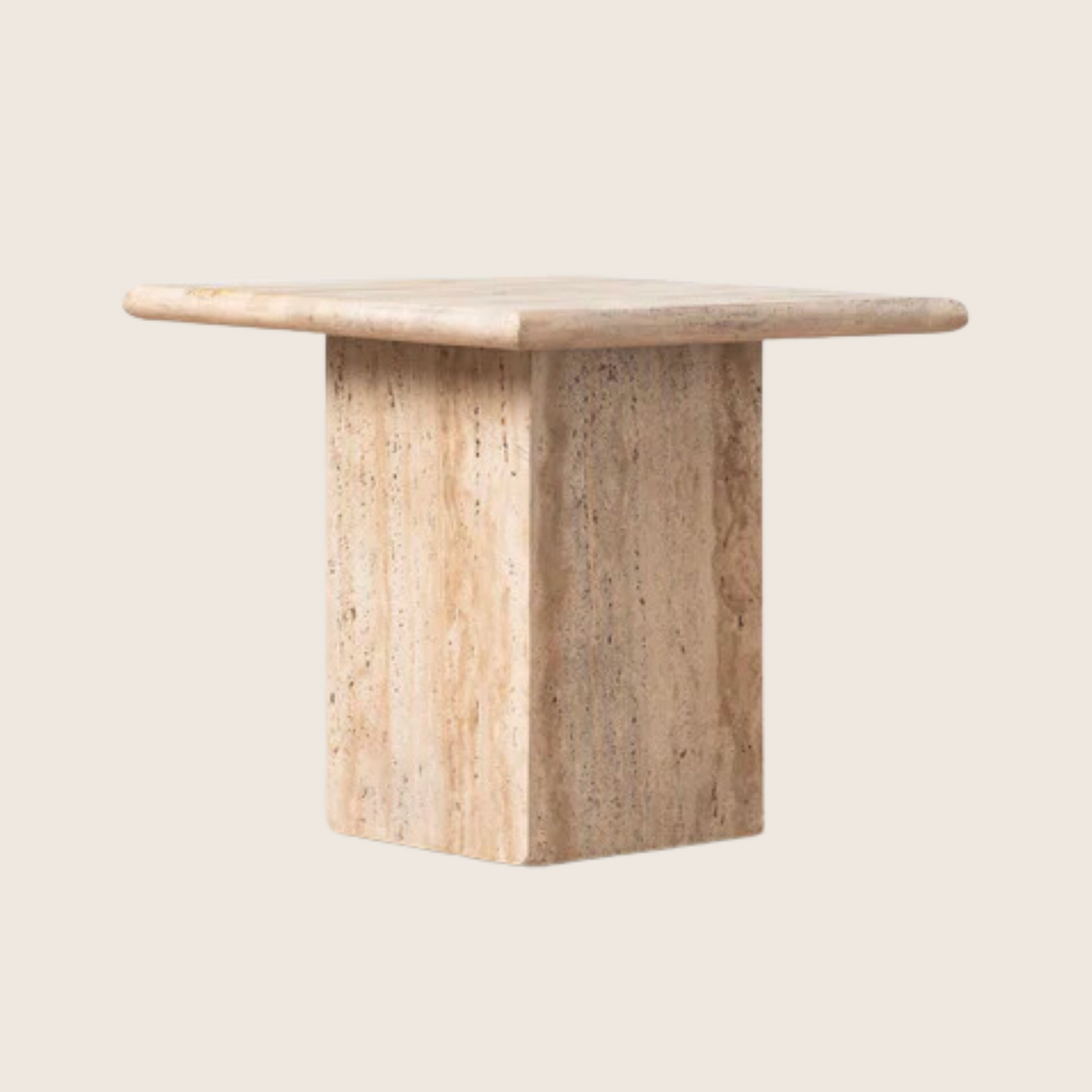 Sydney Travertine Side Table