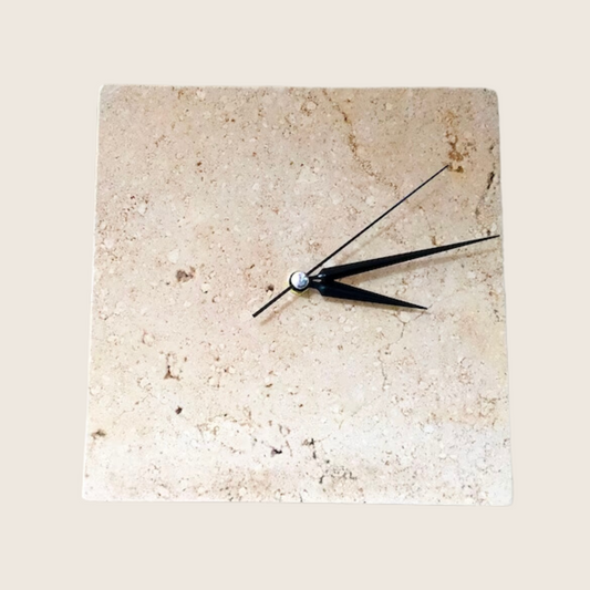 Sydney Travertine Wall Clock