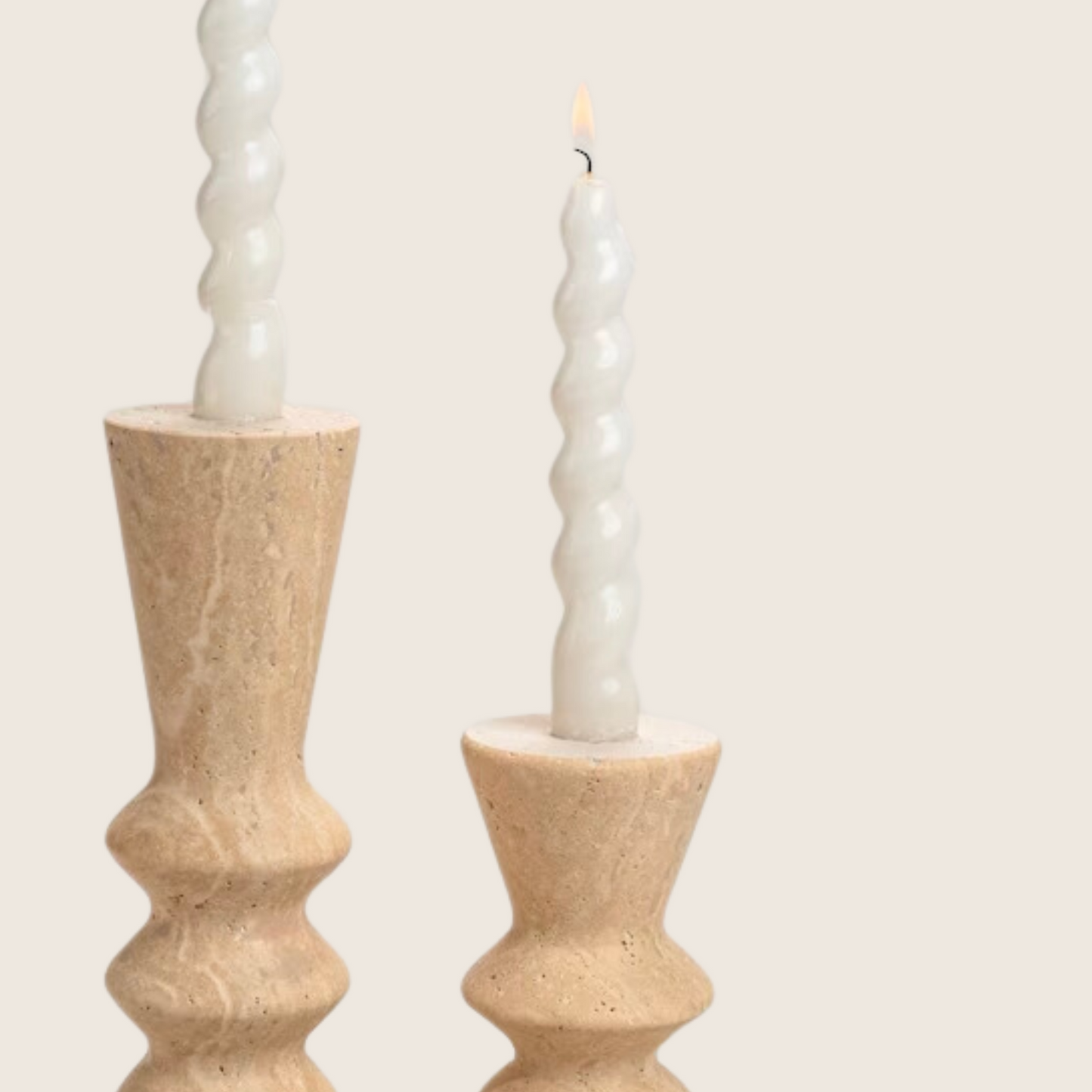 Cappadocia Travertine Candle Holder