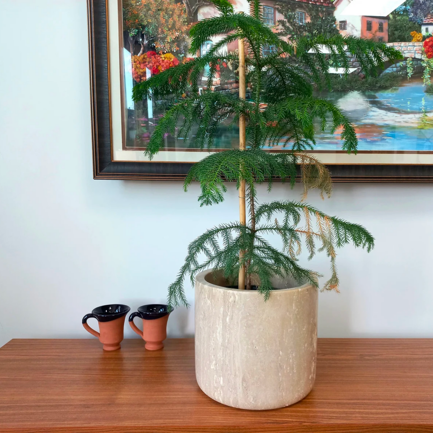 Baku Travertine Planter