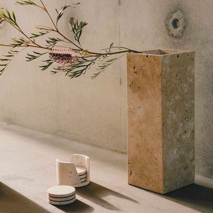 Singapore Travertine Planter