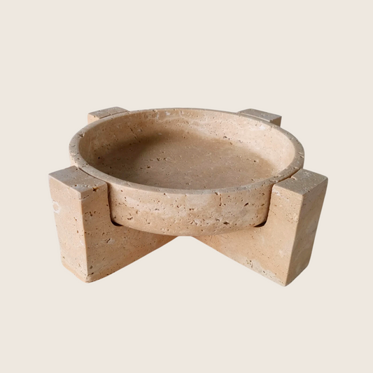 Baku Travertine Bowl