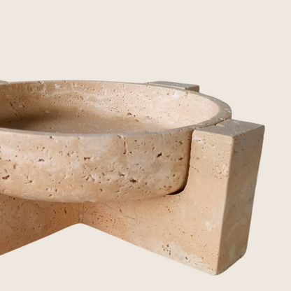 Baku Travertine Bowl